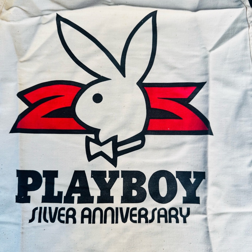 PLAYBOY Silver Anniversary Aprons (2) Vintage - Picture 3 of 5